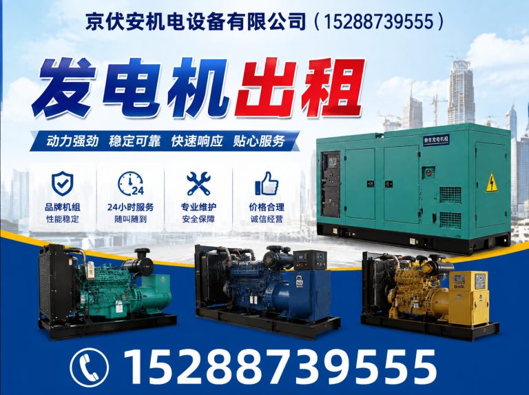 张掖发电车租赁展示图